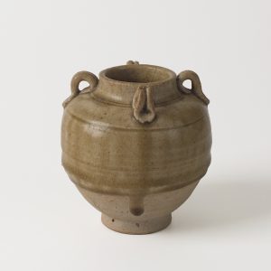 青磁四耳壺